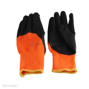China supplier winter outdoor <em>latex</em> crinkle work <em>gloves</em>