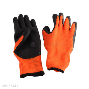 Low price latex foam winter outdoor safety working gloves
