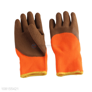 Wholesale latex foam safety gloves winter working gloves