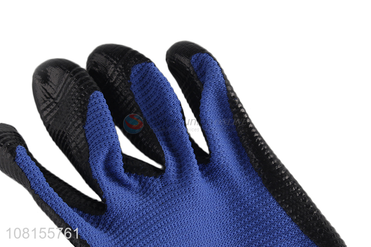 Wholesale 13 stitches wear resistant nitrile work gloves