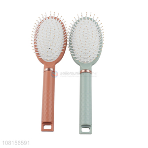 Online wholesale anti-static massage hair comb with non-slip handle