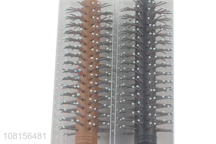 Good price multicolor round hair comb for curly hair