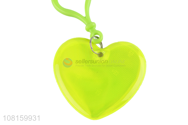 Custom Heart Shape Reflective Keychain Best Pendant