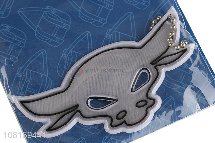 Good Sale Bull Shape Reflective Keychain Reflective Bag Pendant