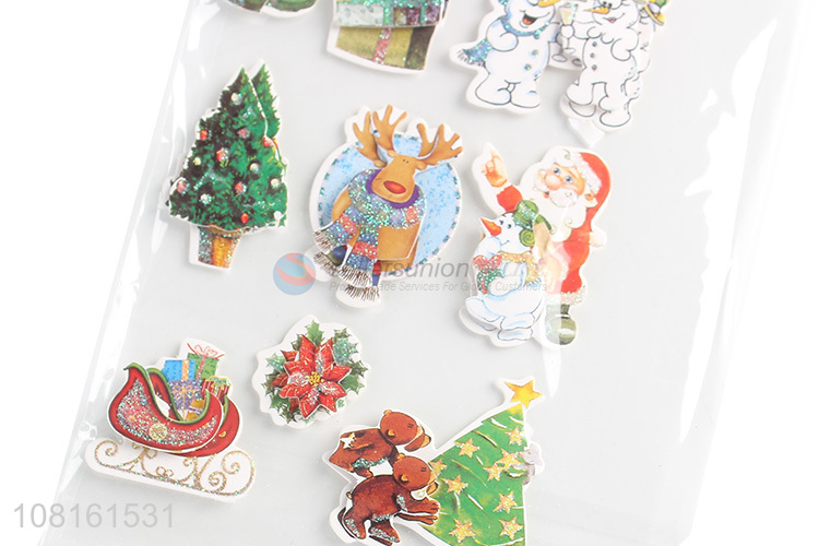 Hot selling paper stickers cartoon christmas stickers