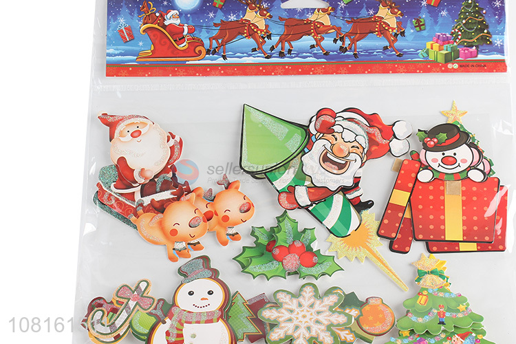 Factory price creative window stickers home christmas stickers