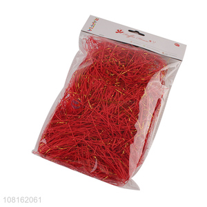 Wholesale from china party gift box decoration shredded paper raffia