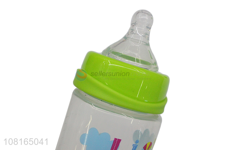 Cheap price durable cartoon pattern baby bottle for daily use