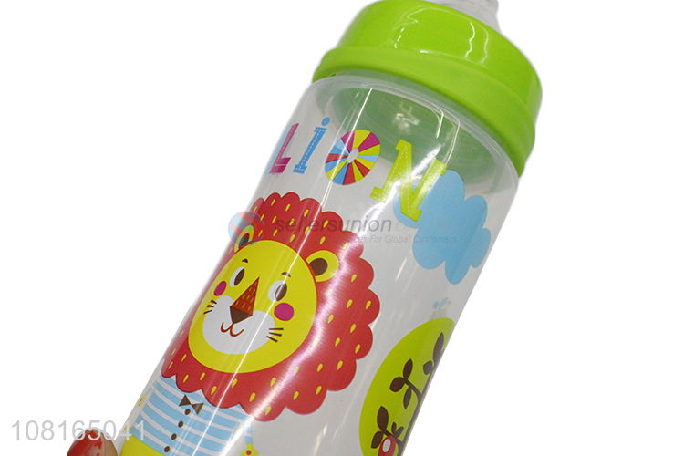 Cheap price durable cartoon pattern baby bottle for daily use