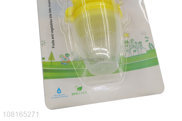 High quality safety silicone baby pacifier fruit feeder