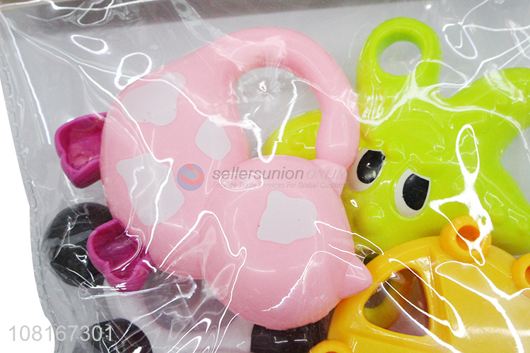 High quality toy rattle baby molar teether for sale