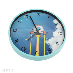 High quality rocket round wall clocks silent quartz wall clock