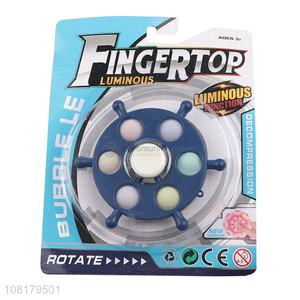 Good selling soft bubble finger spinner toy for stress relief