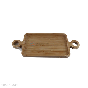 High quality creative bamboo kitchen storge tray for sale