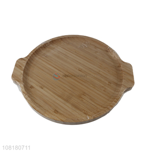 Yiwu factory bamboo storage tray kitchen dinner plate