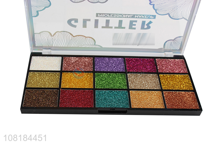 Professional 15 Colors Glitter Eye Shadow Powder Makeup Pallet