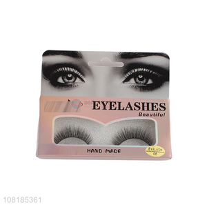 Factory Wholesale Price Natural False Eyelashes Makeup Eye Lashes