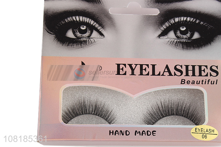 Factory Wholesale Price Natural False Eyelashes Makeup Eye Lashes