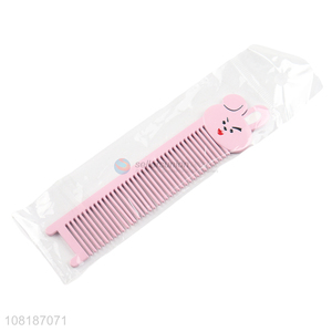 Online wholesale pink cartoon comb portable bangs comb