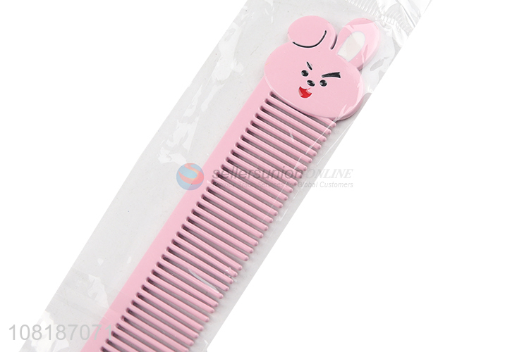 Online wholesale pink cartoon comb portable bangs comb