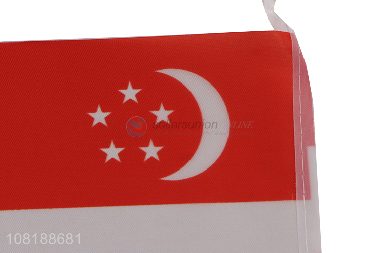 Wholesale international world handheld flag mini Singapore country flag