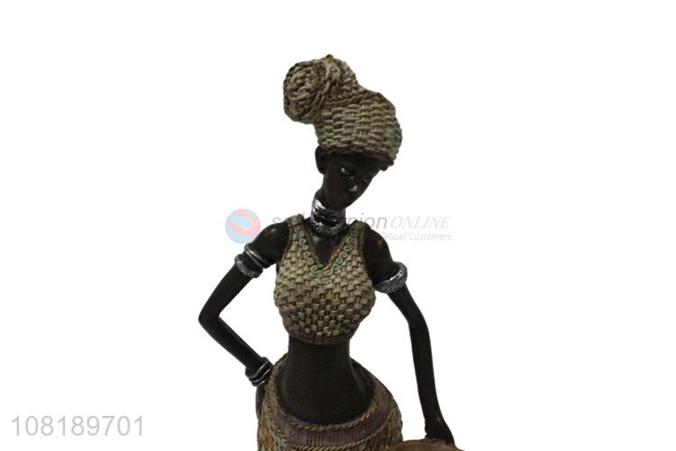 High quality creative african figures model for sale