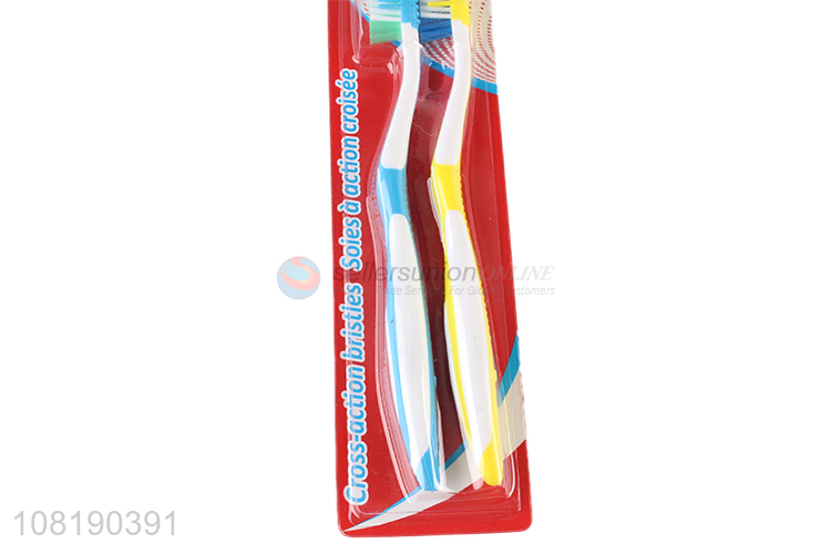 Good Price 2 Pieces Colorful Toothbrush For Adults