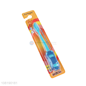 Wholesale Cute Car Design Handle Nylon Toothbrush For Kids