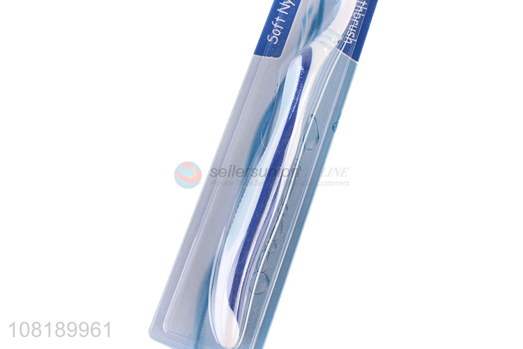 Good Sale Soft Nylon Toothbrush With Non-Slip Handle