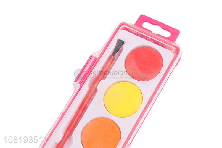 Factory price 6colors art supplies watercolor paints palette set