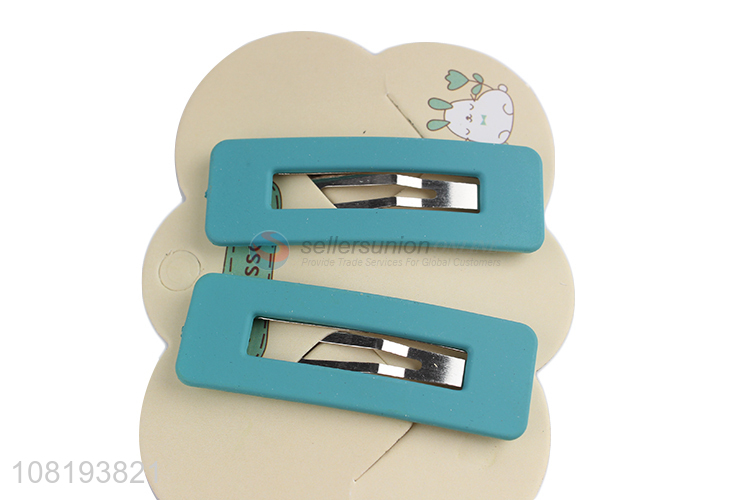 Low price simple BB clips girls temperament hairpins