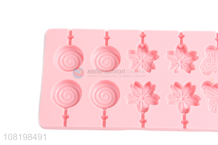 Most popular pink silicone chocolate mould candy mould