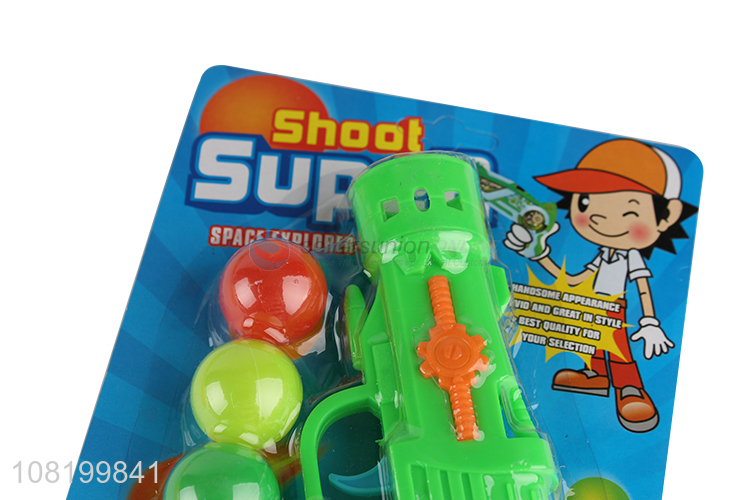 China wholesale plastic shooting games ping pong gun toys