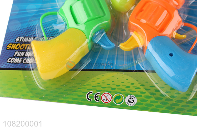 Top selling plastic children shooting games ping pong gun toys