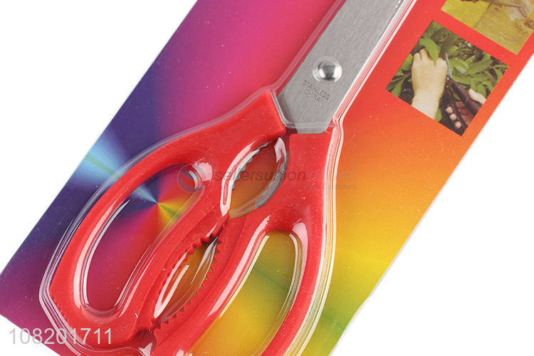 Cheap price stainless steel heavy duty kitchen scissors for meat