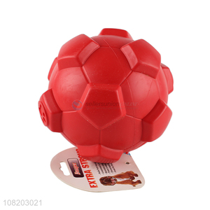 Factory direct sale red pets ball toys interactive toys wholesale