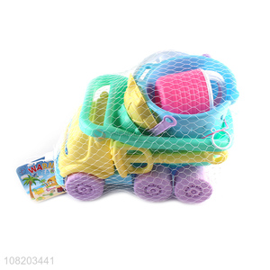 Good Sale <em>Plastic</em> Vehicle Beach <em>Bucket</em> Sand Toys Set