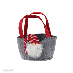 High quality Christmas tote bags non-woven Christmas shopping bags