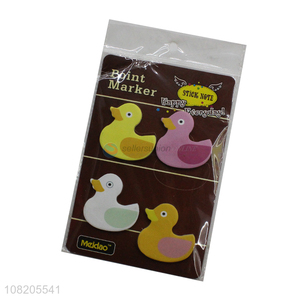 New arrival cartoon duck sticky notes office supplies