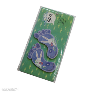 Hot selling purple creative footprint sticky notes