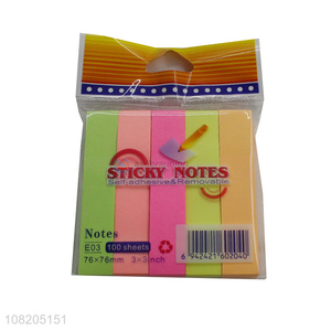 Yiwu supplier creative paper removeable sticky notes