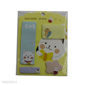 Yiwu supplier cartoon removeable paper sticky notes