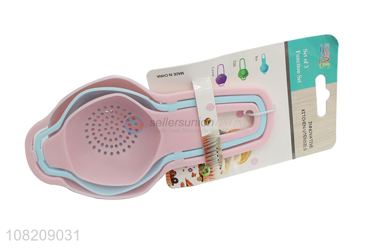 Good wholesale price multicolor slotted spoon for kitchen