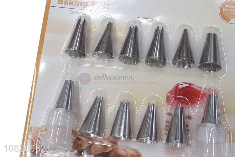 Factory direct sale silver cake decorating tools for baking