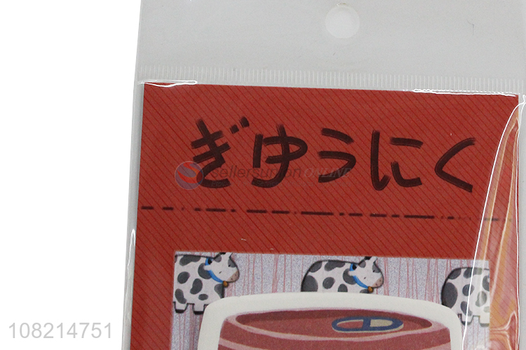 Wholesale beef can sticky notes self-stick memo pad for girls