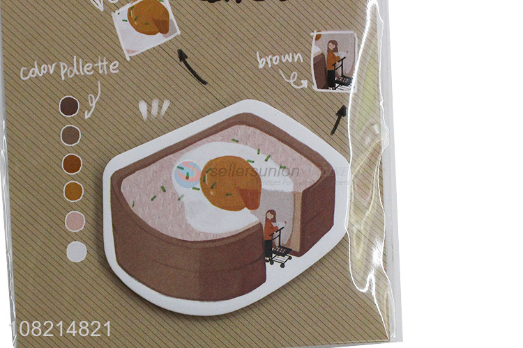 New arrival wheat bread sticky notes  students post-it notes