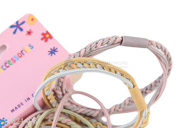 Good Quality Fashion Hair Tie Braided Hair Ring For Girls