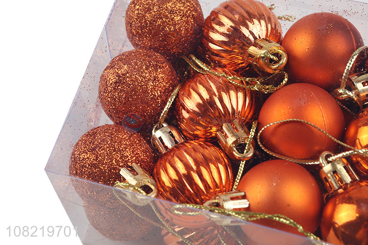 Factory wholesale orange fun christmas decorative ball