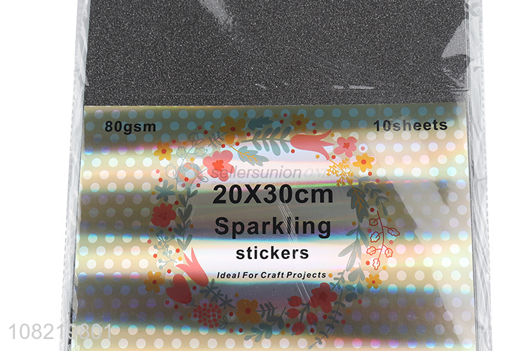 Good quality new year gifts sparkling packaging paper for box