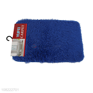 Good selling blue plush soft household floor mats <em>carpet</em>